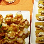 Pulpo a la gallega y membrillo casero sobre cama de queso de cabra